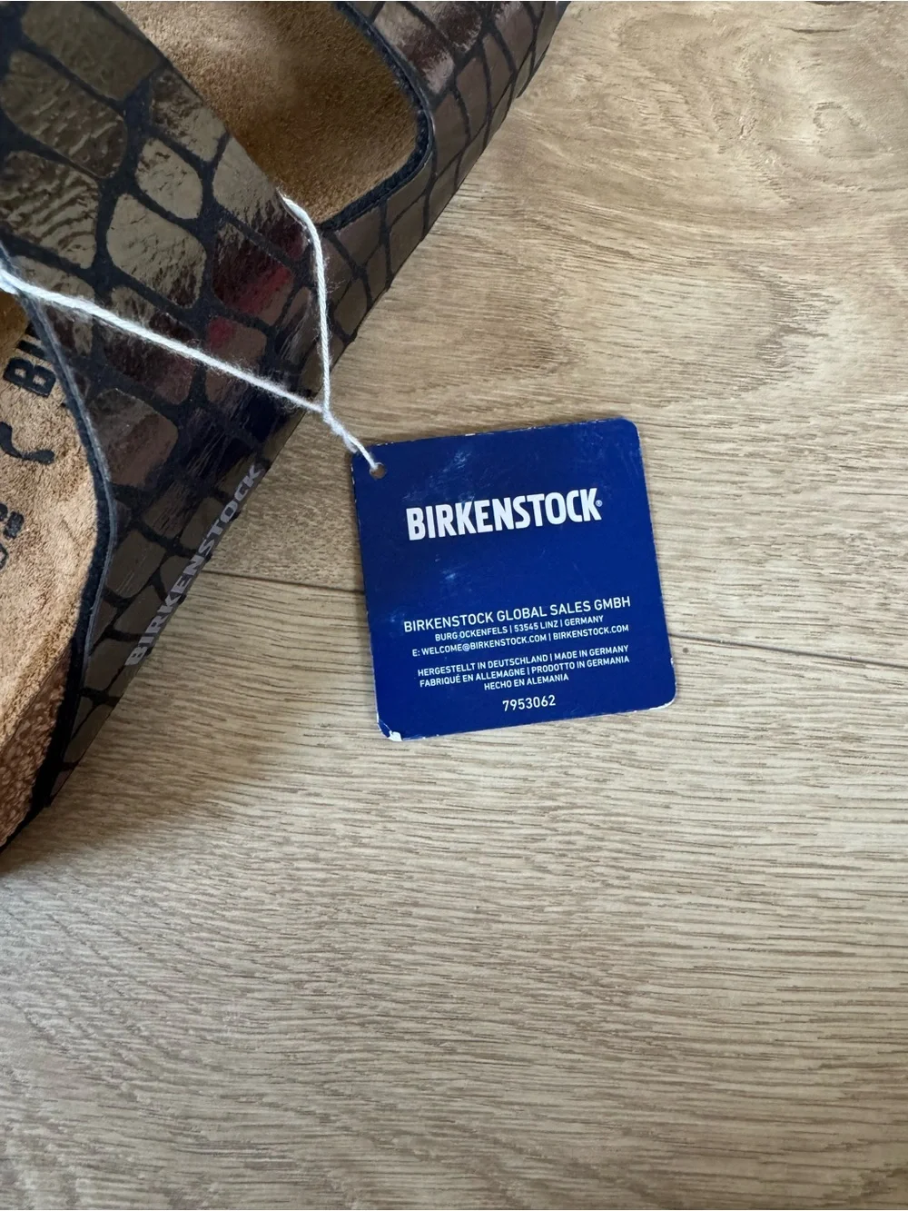 Birkenstock Arizona GATOR GLEAM Slides